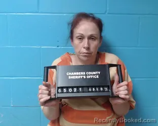Mugshot of Victoria Michele Palmer booked in Chambers County, Texas on May 10, 2026
