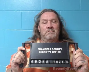 Mugshot of Roger Burger booked in Chambers County, Texas on August 28, 2026