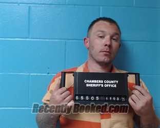 Booking photo from Chambers County, Texas