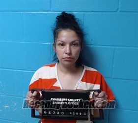 Mugshot of Macy Elizabeth Garcia booked in Chambers County, Texas on March 28, 2026