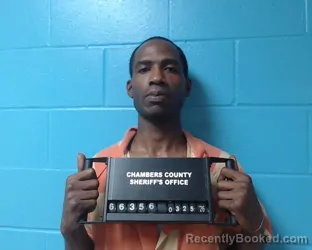 Mugshot of Rashard Nichols booked in Chambers County, Texas on March 25, 2026