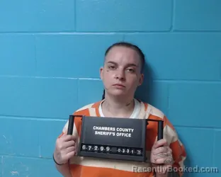 Mugshot of Ariel Nicole Ball booked in Chambers County, Texas on March 31, 2026