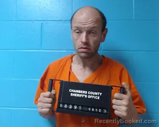 Mugshot of Shane Edward Lemond booked in Chambers County, Texas on May 12, 2026