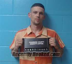 Booking photo from Chambers County, Texas