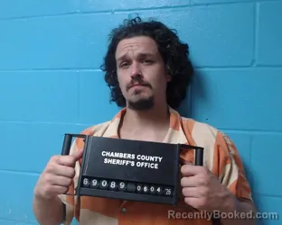 Mugshot of Matthew Gregory Dawson booked in Chambers County, Texas on June 4, 2026