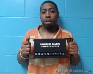 Mugshot of Travis Tremaine Stelly booked in Chambers County, Texas on April 25, 2026