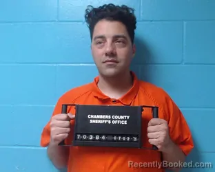 Mugshot of Joshua David Bird booked in Chambers County, Texas on July 2, 2026