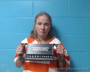 Mugshot of Shannon Hedgcoxe booked in Chambers County, Texas on April 3, 2026