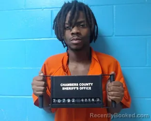 Mugshot of Lattrell Desean Howard booked in Chambers County, Texas on July 16, 2026