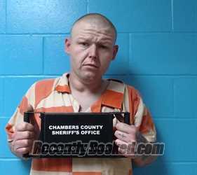Mugshot of Chance William Beavins booked in Chambers County, Texas on October 27, 2026