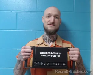 Mugshot of Hunter Lane Tarver booked in Chambers County, Texas on March 17, 2026