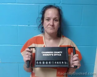 Mugshot of Jessica Leigh Parker booked in Chambers County, Texas on June 29, 2026