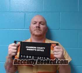 Booking photo from Chambers County, Texas