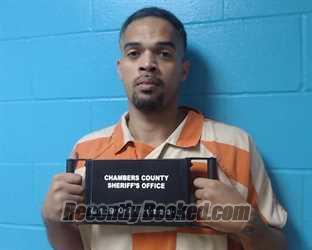 Booking photo from Chambers County, Texas