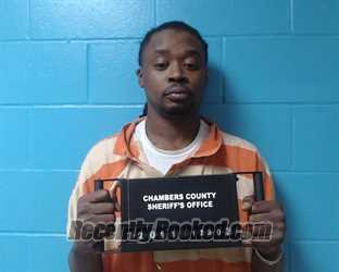 Booking photo from Chambers County, Texas