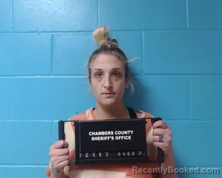 Booking photo from Chambers County, Texas