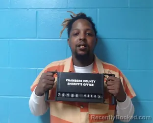 Mugshot of Delvin Laron Baker booked in Chambers County, Texas on March 10, 2026