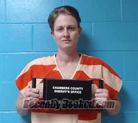 Booking photo from Chambers County, Texas