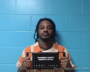 Mugshot of Tavarus Dashun Jefferies booked in Chambers County, Texas on April 9, 2026