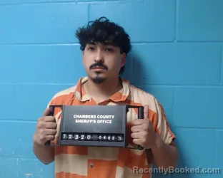 Mugshot of Zamir Valdez booked in Chambers County, Texas on April 2, 2026