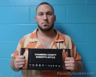 Mugshot of Dakota Rivers Kuhn booked in Chambers County, Texas on May 20, 2026