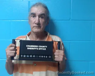 Mugshot of Edward Augustino Cerez booked in Chambers County, Texas on September 3, 2026