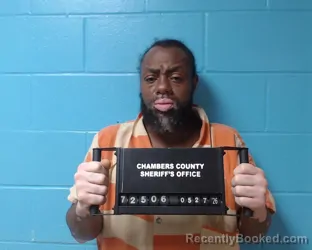 Mugshot of Lamont Simpson booked in Chambers County, Texas on May 27, 2026
