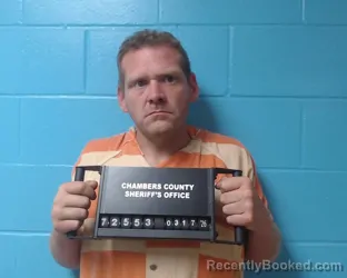 Mugshot of Jacob Dennis Willey booked in Chambers County, Texas on March 18, 2026