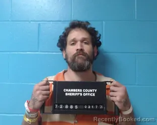 Mugshot of Thurman Ryan Winrow booked in Chambers County, Texas on March 17, 2026