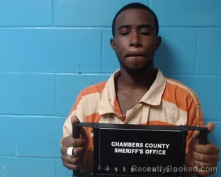 Mugshot of Javeon Alexander Ethan Tutt booked in Chambers County, Texas on June 10, 2026