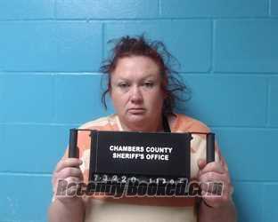 Booking photo from Chambers County, Texas