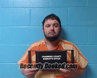 Booking photo from Chambers County, Texas