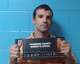 Booking photo from Chambers County, Texas