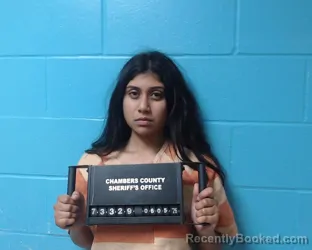 Mugshot of Rabini Antoniete Norbert booked in Chambers County, Texas on June 5, 2026