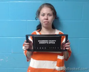 Booking photo from Chambers County, Texas