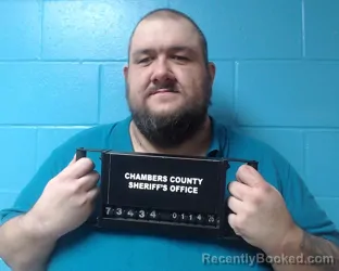 Booking photo from Chambers County, Texas