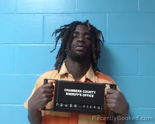 Booking photo from Chambers County, Texas