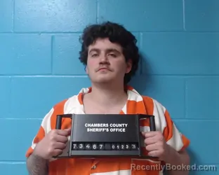 Booking photo from Chambers County, Texas