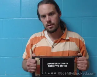 Booking photo from Chambers County, Texas