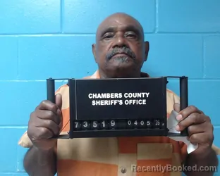 Mugshot of James Harrison booked in Chambers County, Texas on April 5, 2026