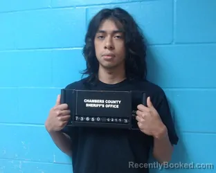 Mugshot of Hosbaldo Maldonado booked in Chambers County, Texas on March 11, 2026