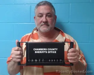 Mugshot of Michael Glenn Sims booked in Chambers County, Texas on March 17, 2026