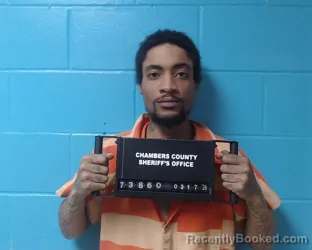 Mugshot of Ladon Jamar Holiday booked in Chambers County, Texas on March 17, 2026