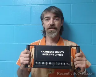 Mugshot of Carl Brentley Ponder booked in Chambers County, Texas on March 18, 2026