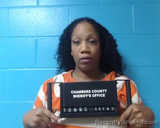 Mugshot of Kenyan Mshinda Crowel booked in Chambers County, Texas on March 19, 2026