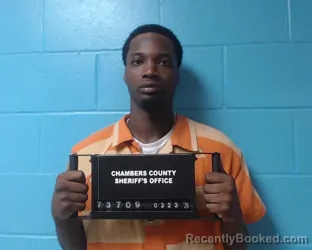 Mugshot of Donnell Jamar Ruffin booked in Chambers County, Texas on March 23, 2026