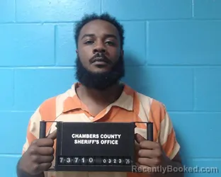 Mugshot of Carrington Alexander Guillory booked in Chambers County, Texas on March 23, 2026