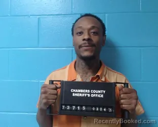 Mugshot of Nicholas Lajuan Shepard booked in Chambers County, Texas on March 24, 2026