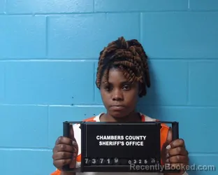 Mugshot of Setoria Woodruff booked in Chambers County, Texas on March 25, 2026