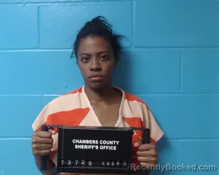 Mugshot of Alexis Whittier booked in Chambers County, Texas on March 26, 2026